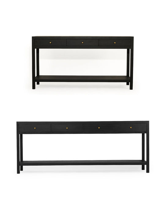 Manhattan Console - Black | 150cm & 200cm Sizes Sun Republic