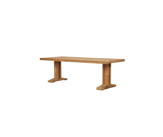 Marley Teak Modern Coastal Farmhouse Dining Table Sun Republic