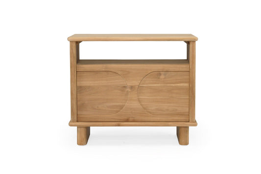 Mea Natural Teak Bedside Table Sun Republic