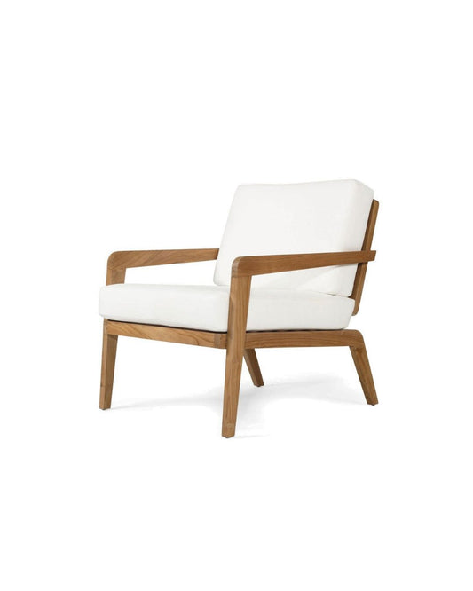 Melinda Teak & Rattan Armchair - (Stain Free Fabric) Sun Republic