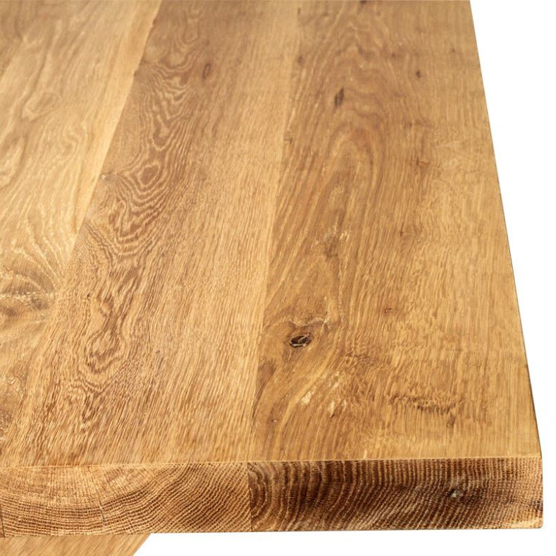Natural American Oak Dining Table - Esperance Sun Republic