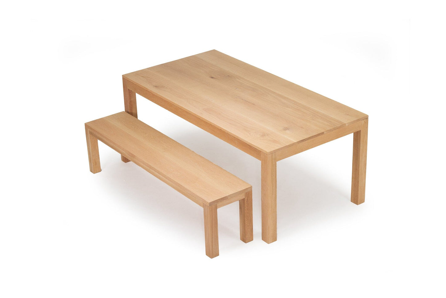 Natural American Oak Dining Table - Scarborough Sun Republic