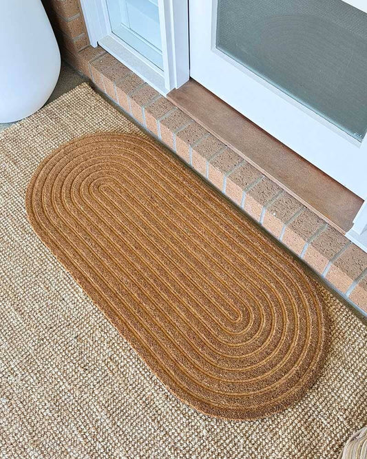 Large Ribbed Oval Oasis Door Mat Oversized from Sun Republic