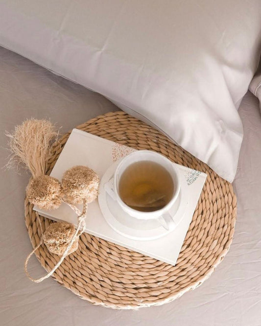 Natural Maize Woven Round Placemat Sun Republic