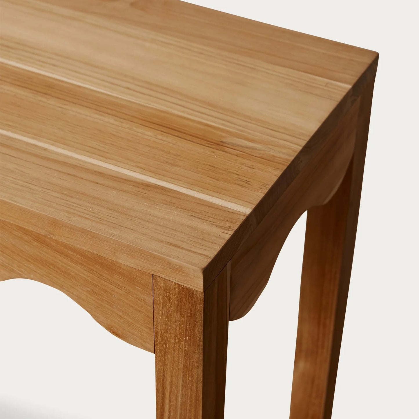 Natural Teak Console - Audrey McMullin & Co