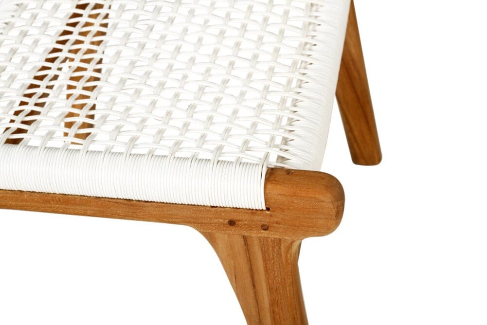 Noosa Lazy Chair - White (Indoor/Outdoor) Sun Republic