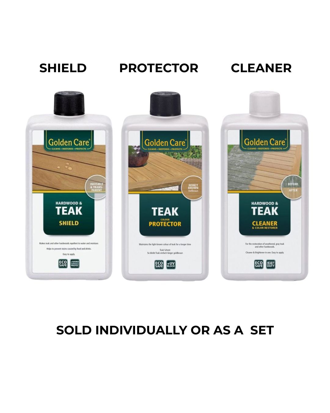 Outdoor Teak Furniture Care | Cleaner - Protector - Shield Sun Republic
