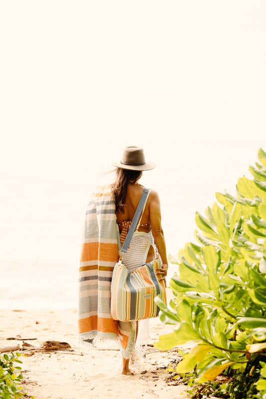 Port Douglas Stripe Rug/Throw Solsse