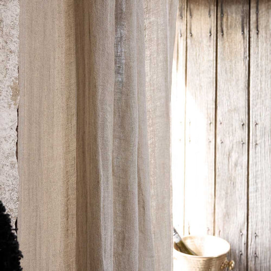 Puro Sheer Linen Curtain in Natural Sun Republic