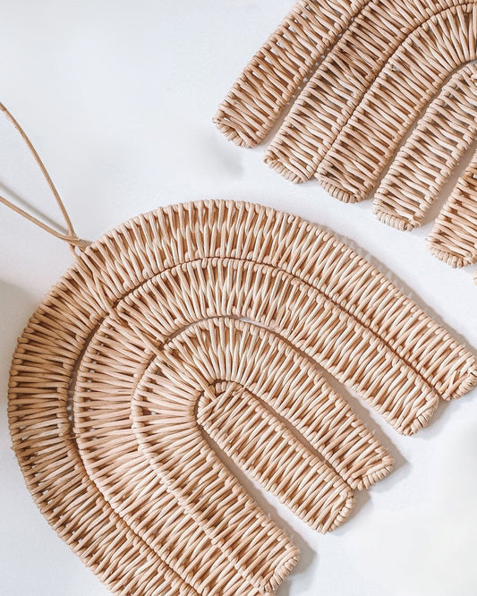 Rattan Rainbow Wall Hanging Sun Republic