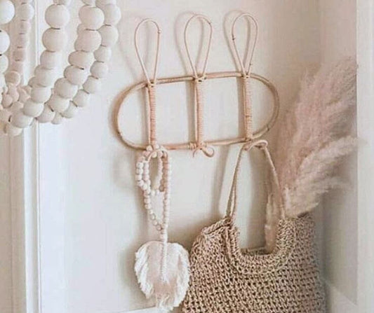 Rattan Trio Wall Hook Sun Republic