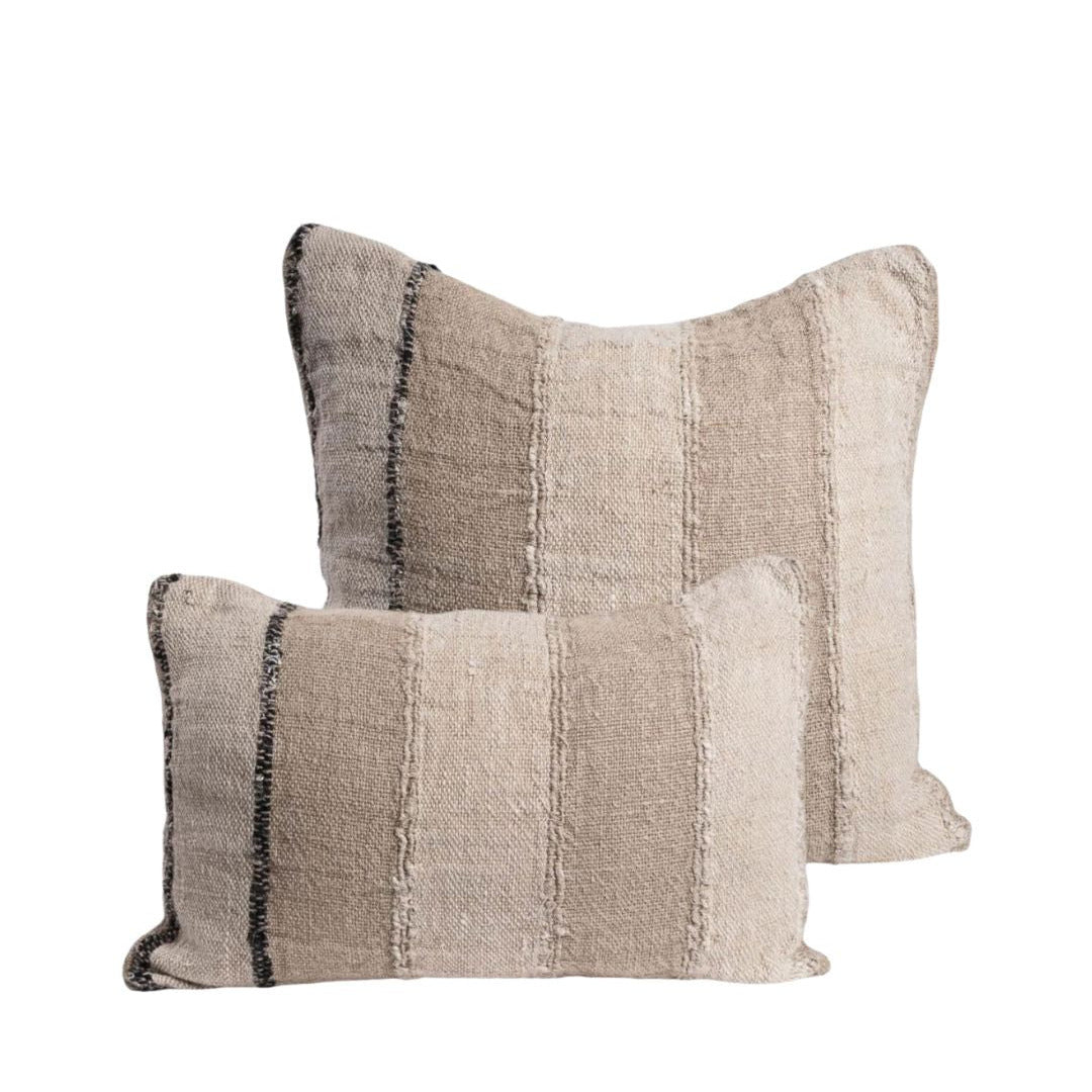 Retreat Cushion – Natural/Ivory/Black Sun Republic