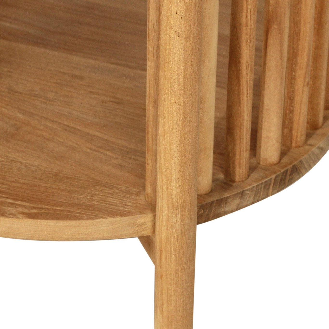 Rhia Teak Round Side Table Sun Republic