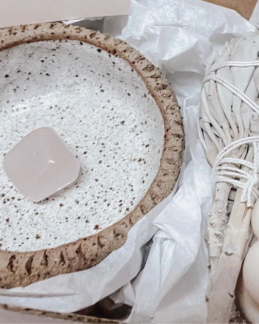 Round Clay Trinket Dish Sun Republic