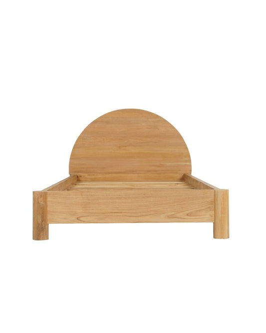 Sarra Natural Teak Bed S-Q-K Sun Republic