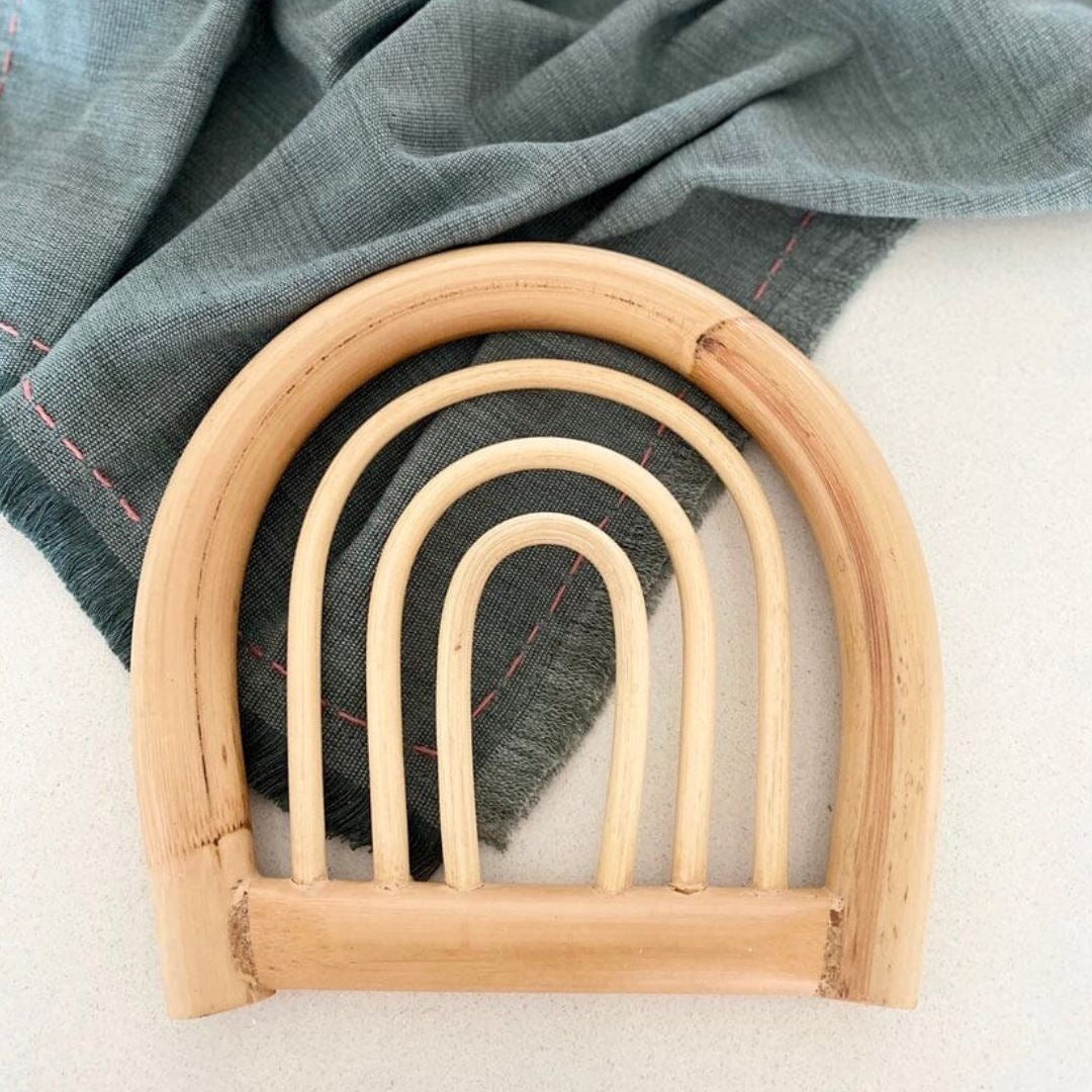 Small Natural Rattan Rainbow Sun Republic