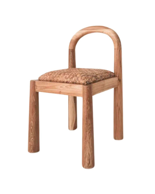 Teak & Rattan Curved Arch Dining Chair Sun Republic