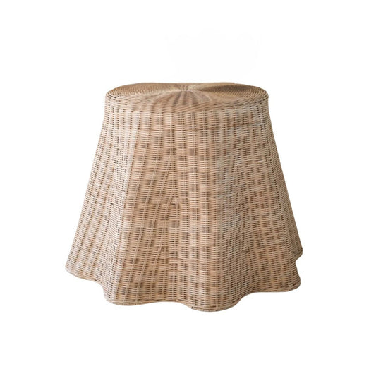 The Flora Wicker Side Table Sun Republic