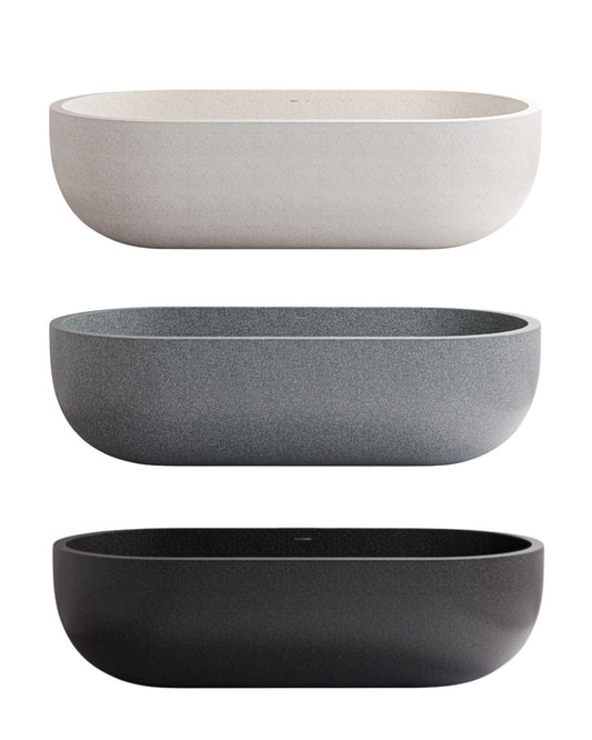 Victoria 1800mm Freestanding Stone Composite Bath | Pre-Order Madu Living