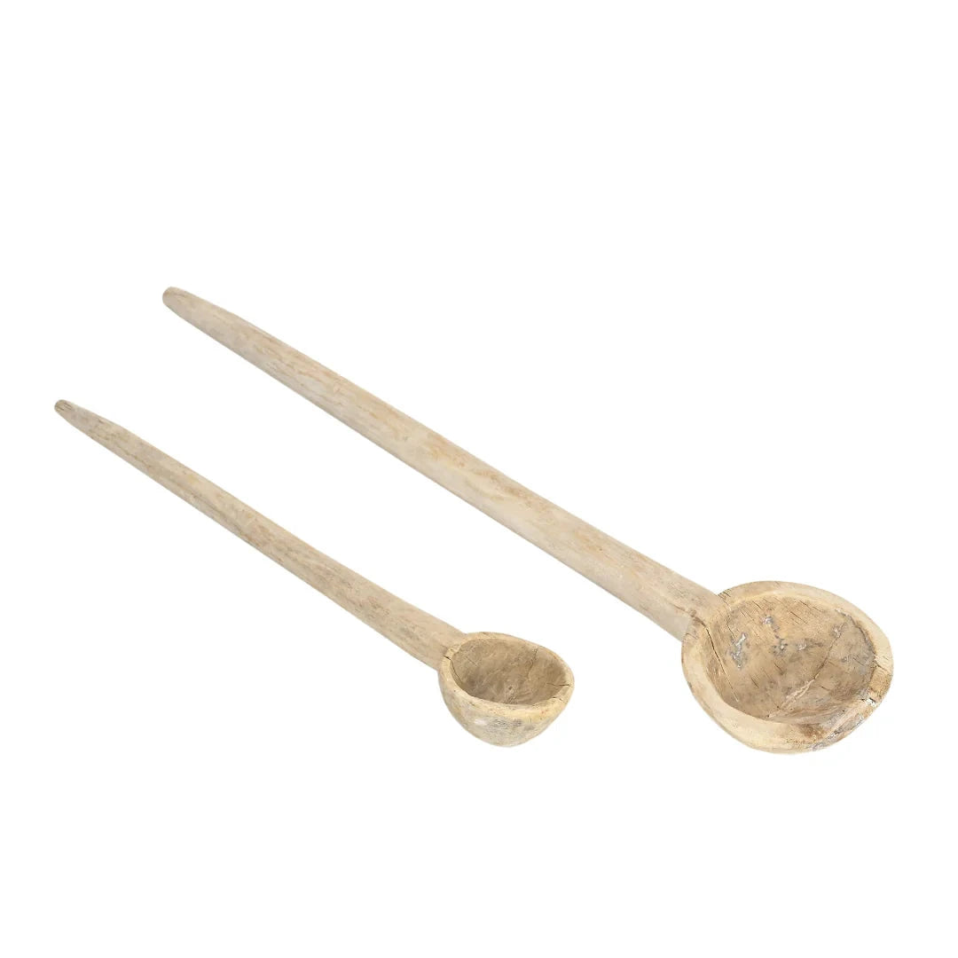 Vintage Indian Wooden Spoons Sun Republic