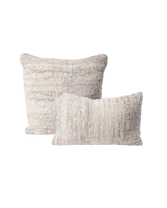 Wabi Textured Weave Cushion with Feather Insert - Ivory | Square & Lumbar Sun Republic