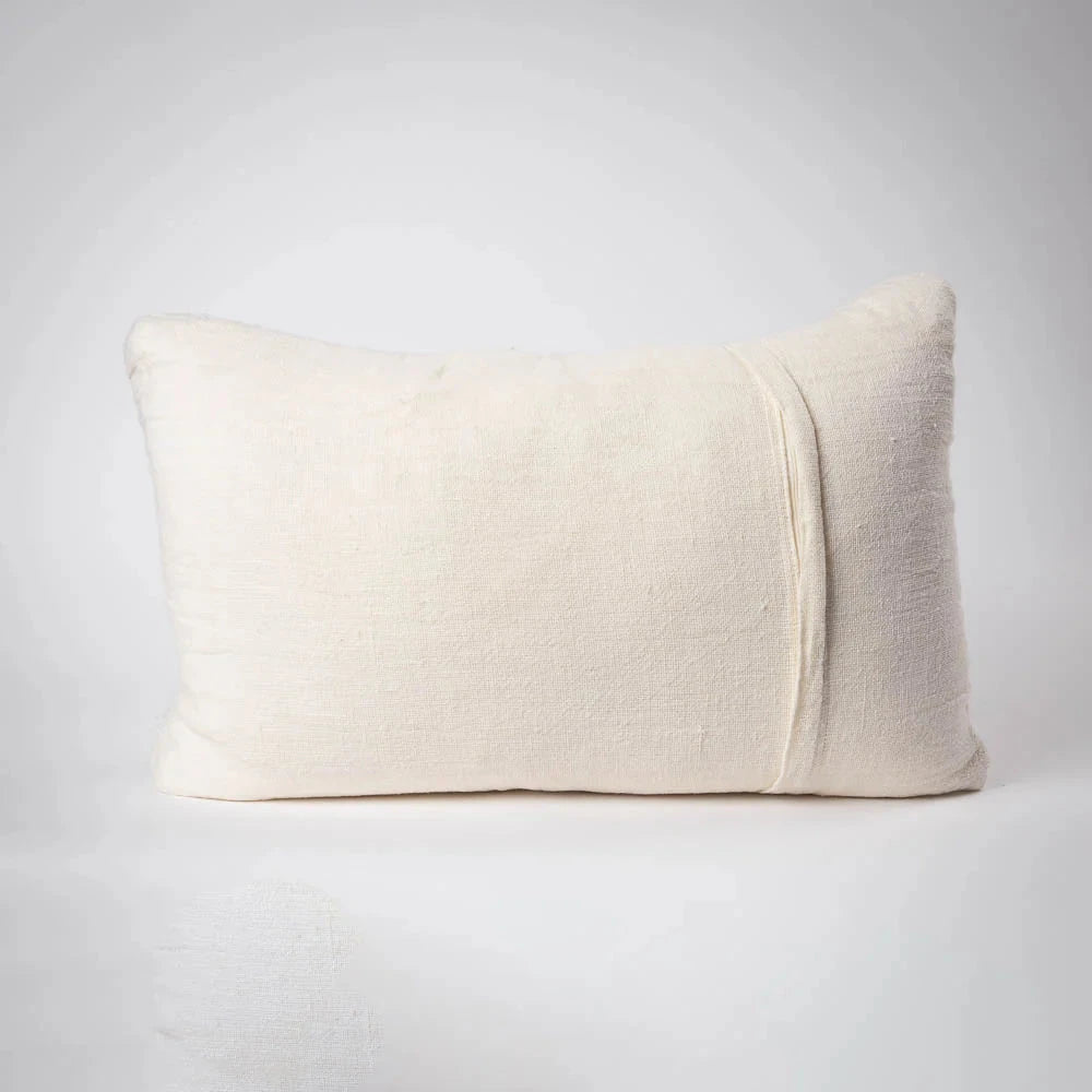 Wabi Textured Weave Cushion with Feather Insert - Ivory | Square & Lumbar Sun Republic