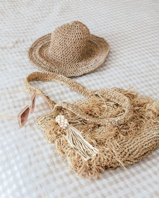 White Shell Keyring - Coastal Bag Accessory Sun Republic