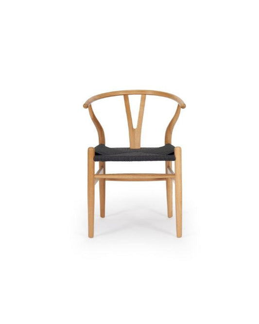 Wishbone Dining Chair - Natural & Black Sun Republic