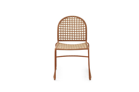 Zalia Outdoor Dining Chair – Terracotta Clay Sun Republic