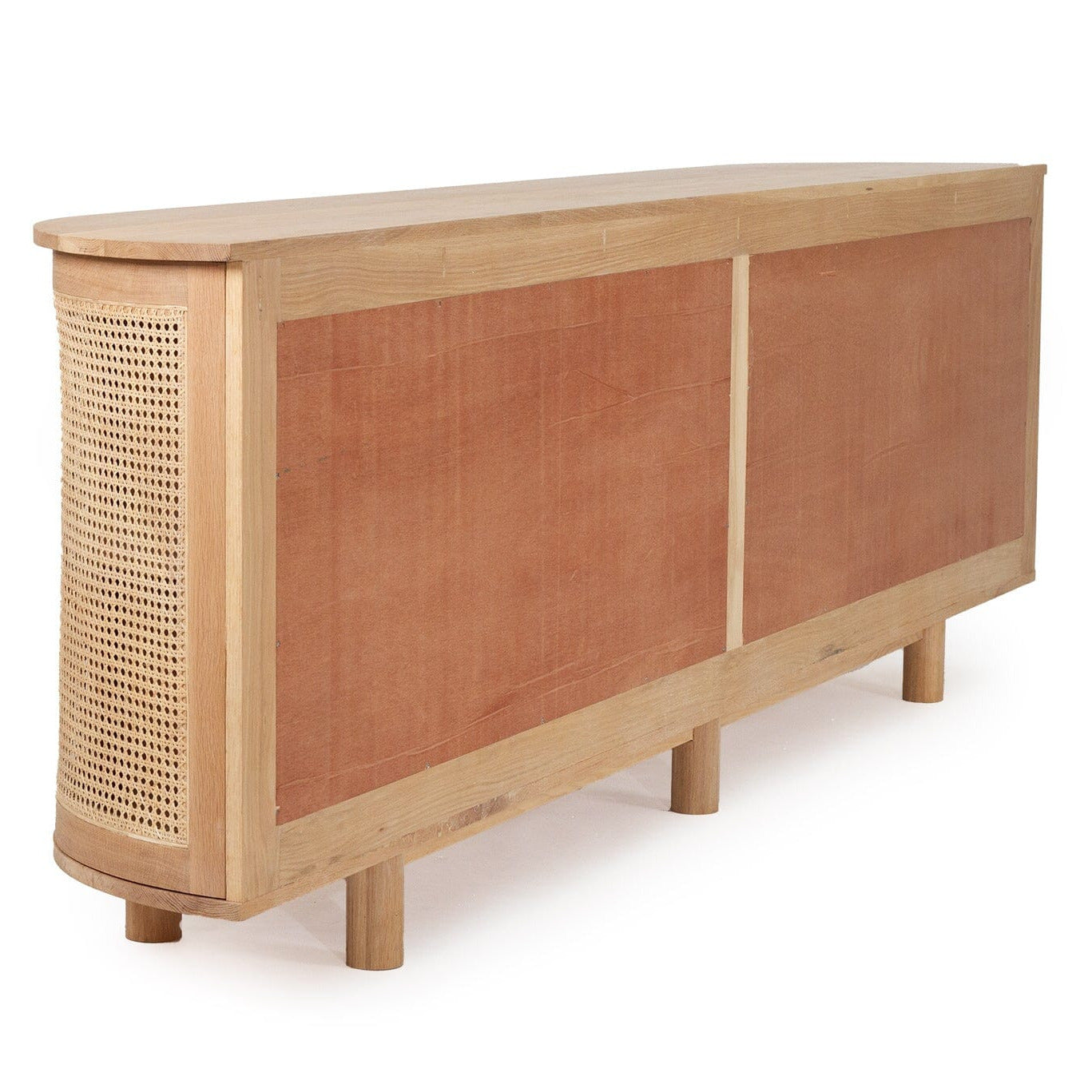 American Oak Curved Rounded Edge Sideboard - Hali - 2 Sizes Sun Republic