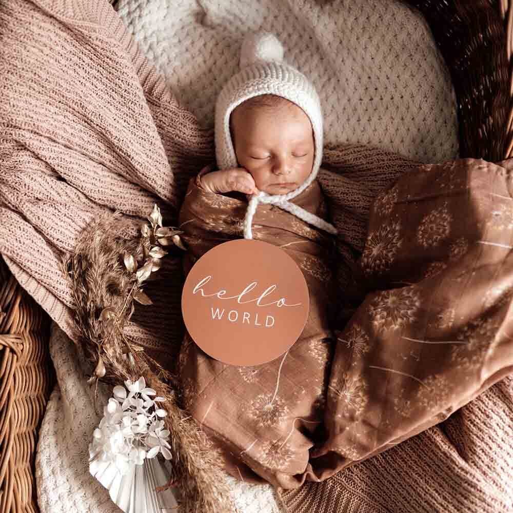 Dandelion Organic Muslin Wrap – Ultra-Soft Versatile Swaddle