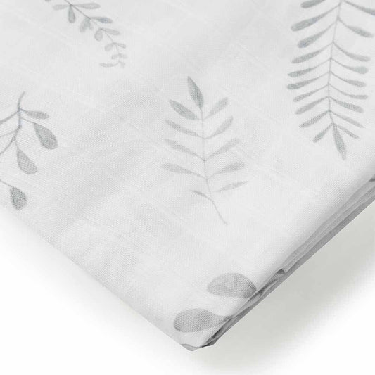 Baby Organic Cotton Muslin Wrap | Wild Fern Snuggle Hunny