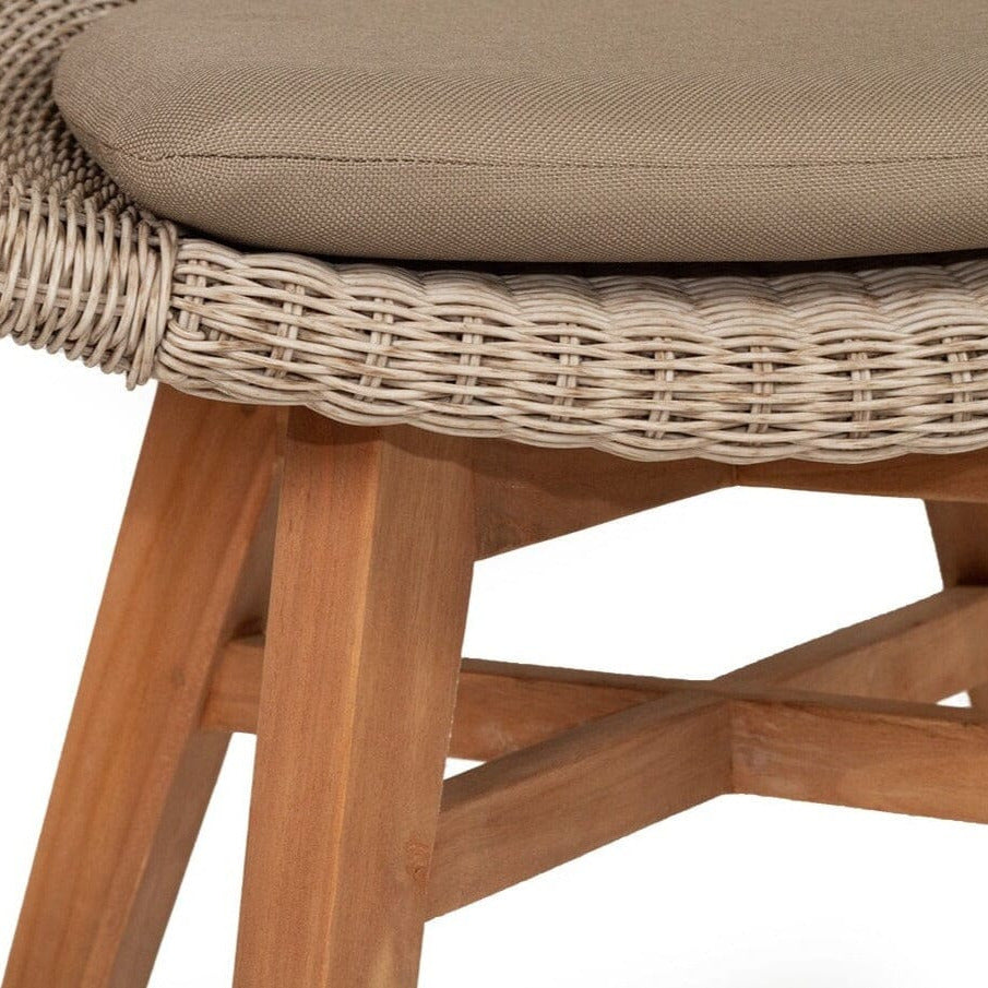 Bayside Mushroom Dining Chair for indoor or outdoor Sun Republic