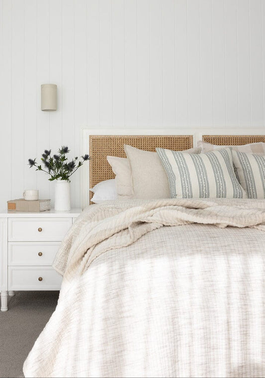 Cayman 3 Drawer Bedside | White Sun Republic