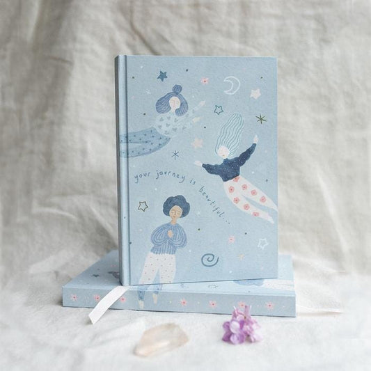 Gold Foil Hard Cover Soy Ink A5 Journal | Blue Sun Republic