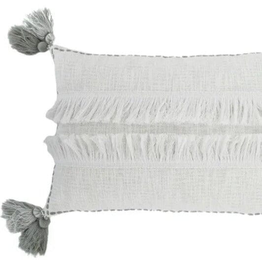 Nadine Cushion | White & Grey Sun Republic