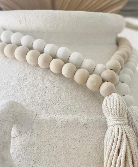 Natural Wooden Beaded Garland SUN REPUBLIC