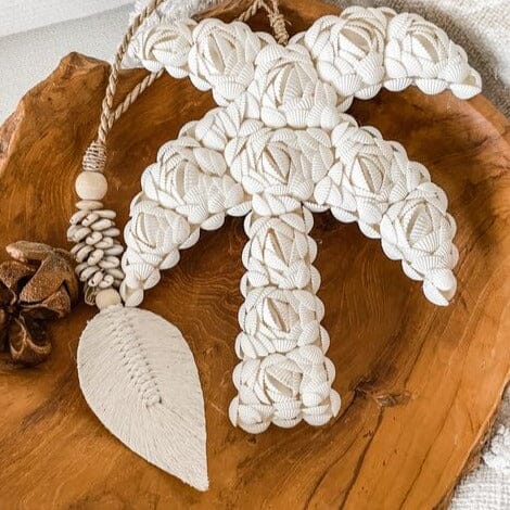 Oceana Shell & Leaf Tassel | Cowrie Shell Sun Republic