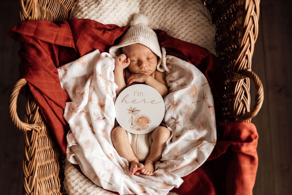 Paradise Baby Reversible Milestone Cards Snuggle Hunny