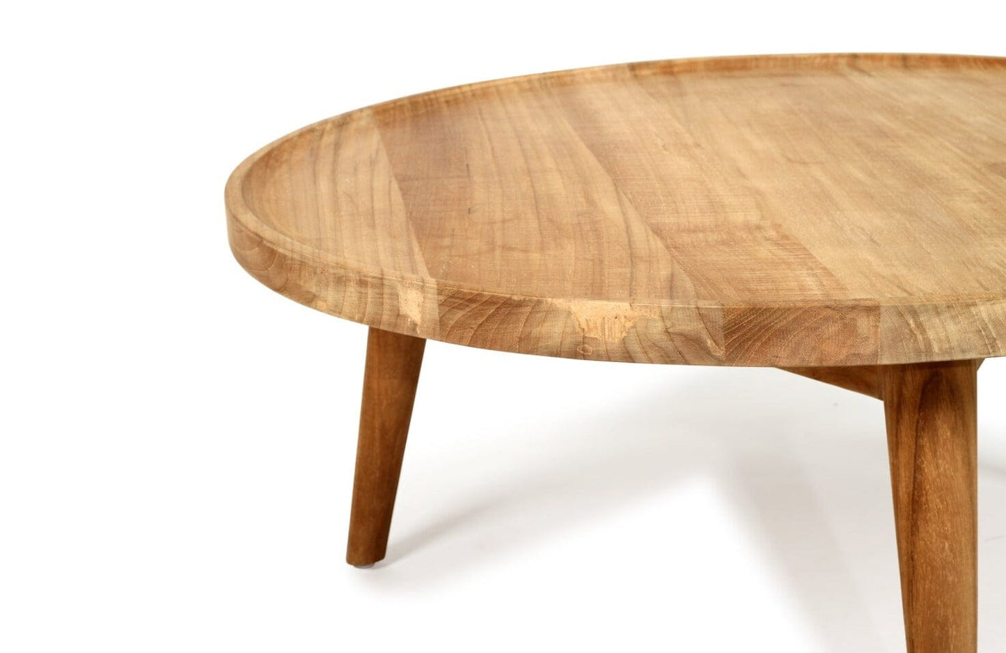 Round Teak Coffee Table Sun Republic