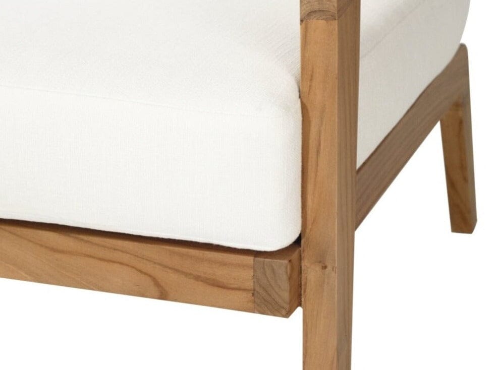 Teak & Rattan Armchair - Melinda (Stain Free Fabric) Sun Republic