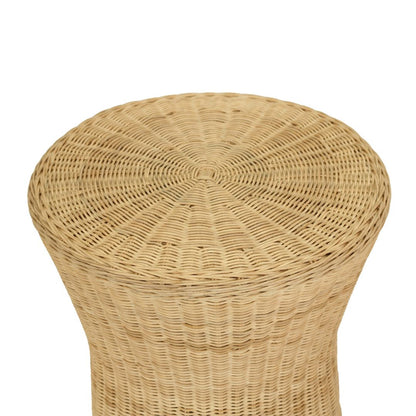 Airlie rattan side table by sun republic product image on a white background