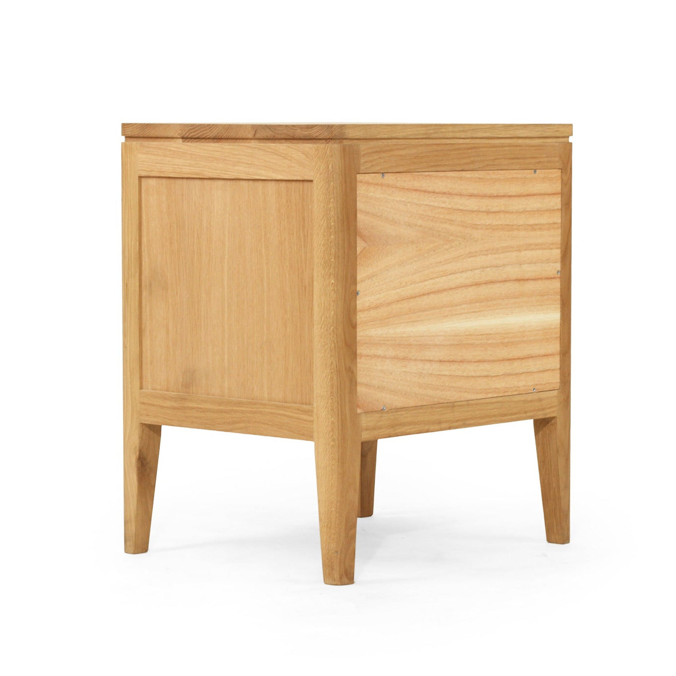 Aria 3 Drawer Bedside Table - American Oak