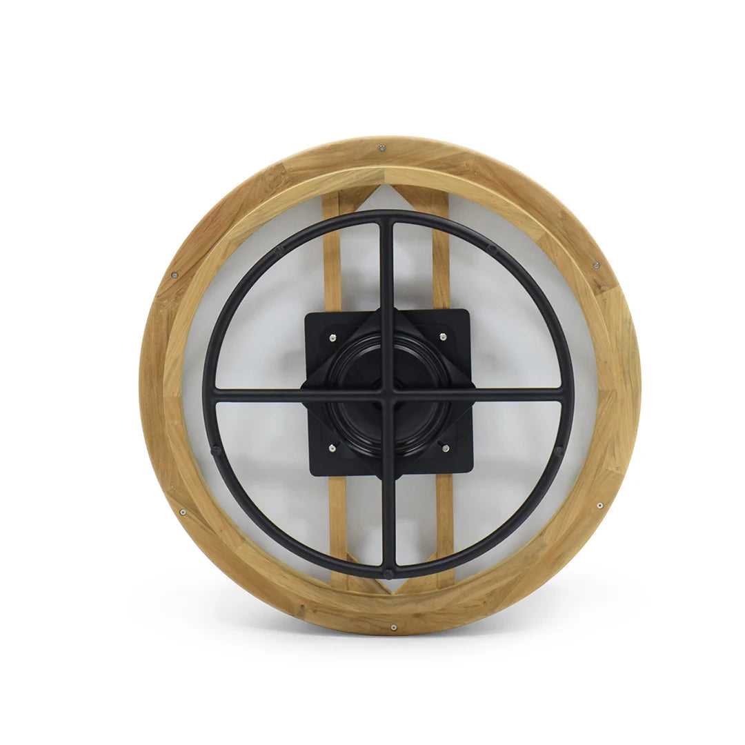 Aurora Teak & Wicker Outdoor Armchair