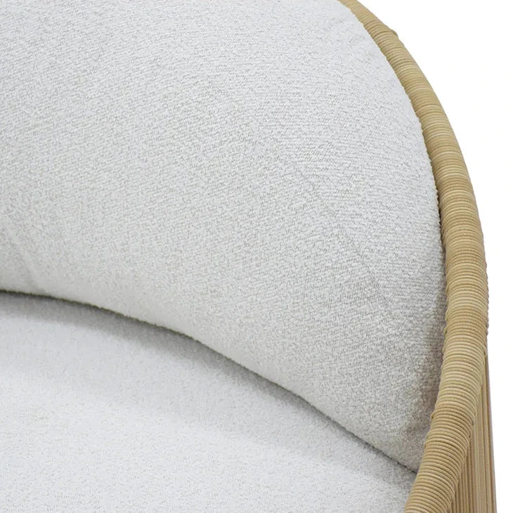 Aurora Teak & Wicker Outdoor Armchair