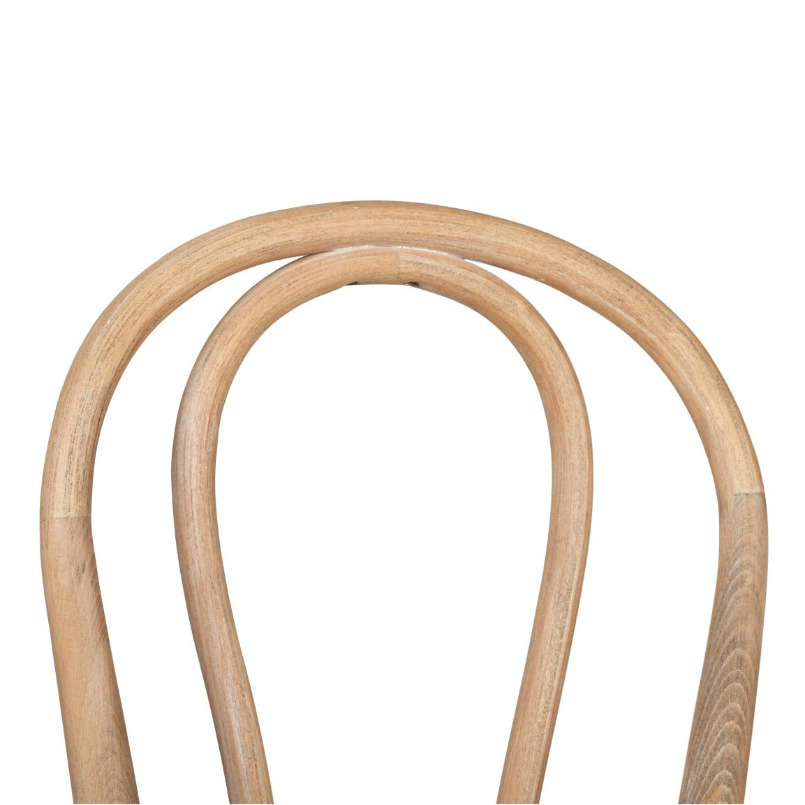 Two wooden arches on a white background