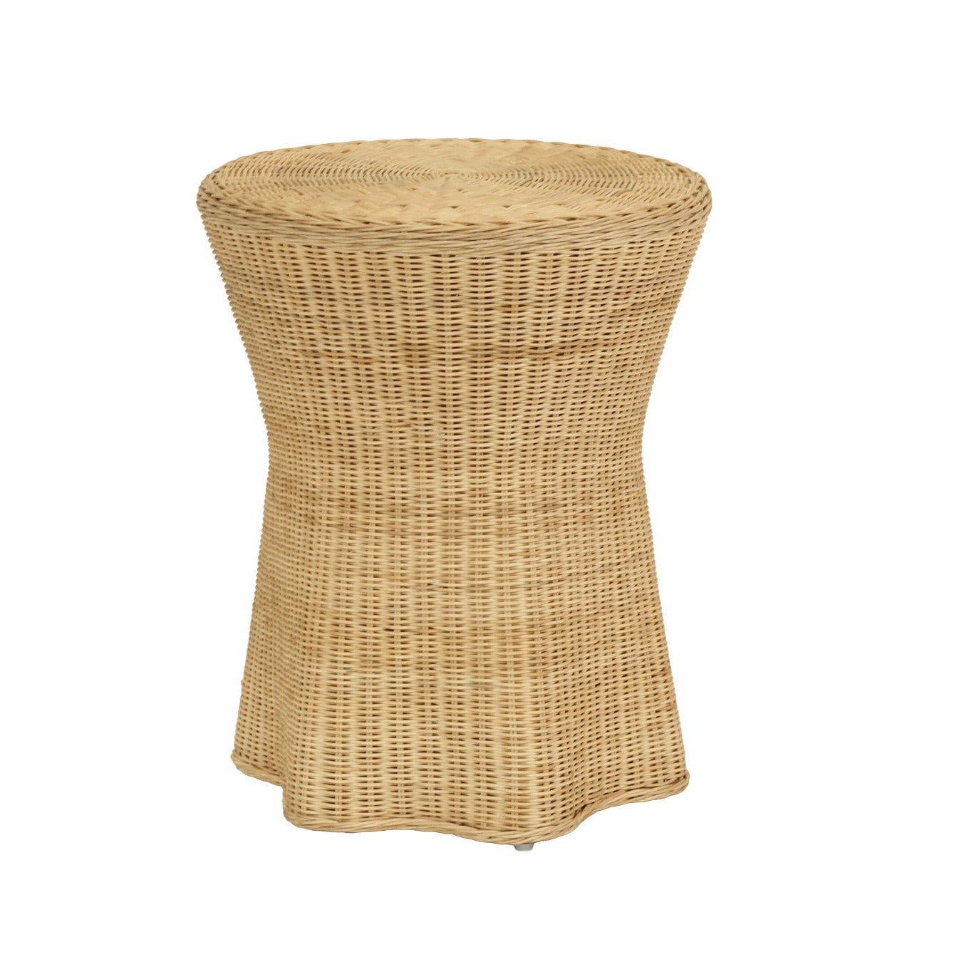 Airlie rattan side table by sun republic product image on a white background