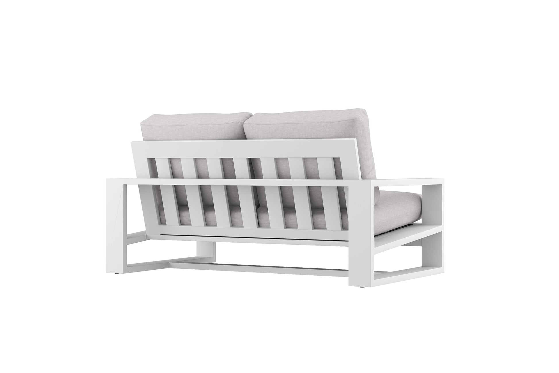 White outdoor sofa