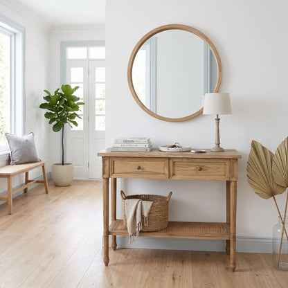 Cayman Console Table - Weathered Oak | 100cm