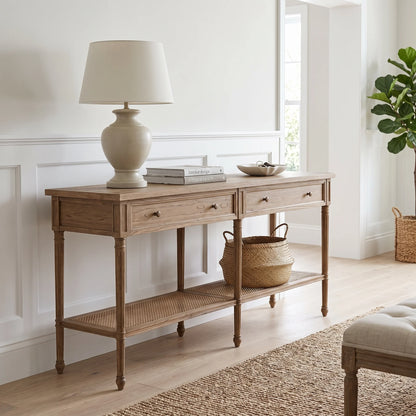Cayman Console Table - Weathered Oak | 185cm